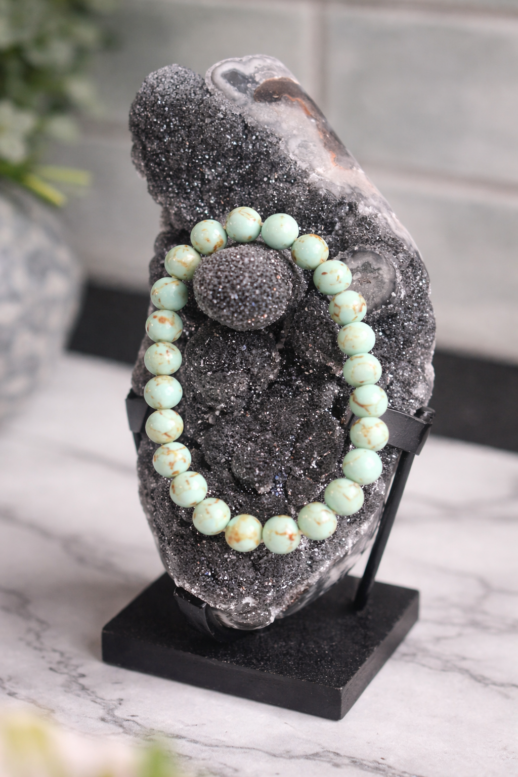 edelsteenarmband turkoois