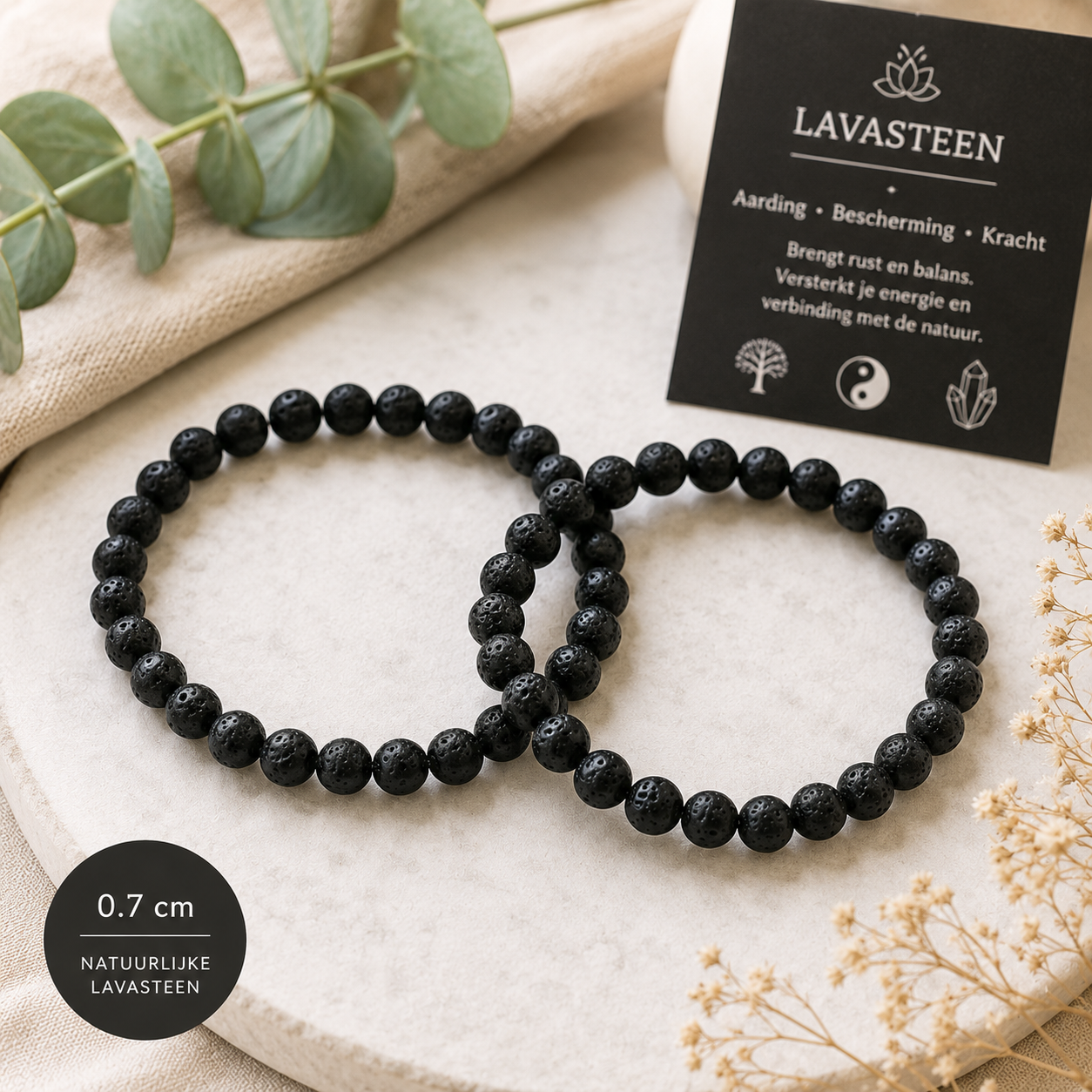 Lavasteen Armband