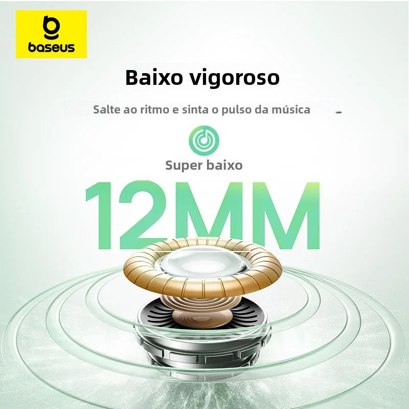 Miniatura: Fone Baseus Bass EP10 NC ANC Bluetooth 6.0