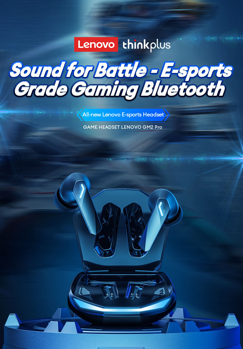 Miniatura: Fone Lenovo GM2 Pro TWS Bluetooth 5.4 Gamer