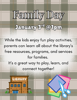 While the kids enjoy fun play activities, parents can learn all about the library’s free r