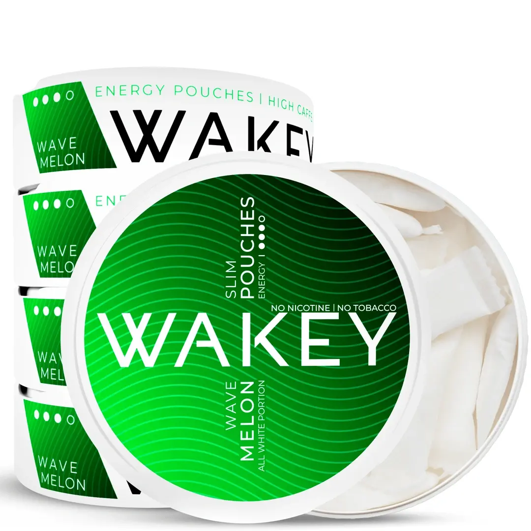 WAKEY Melon Wave 50mg Energy Poches 20pcs
