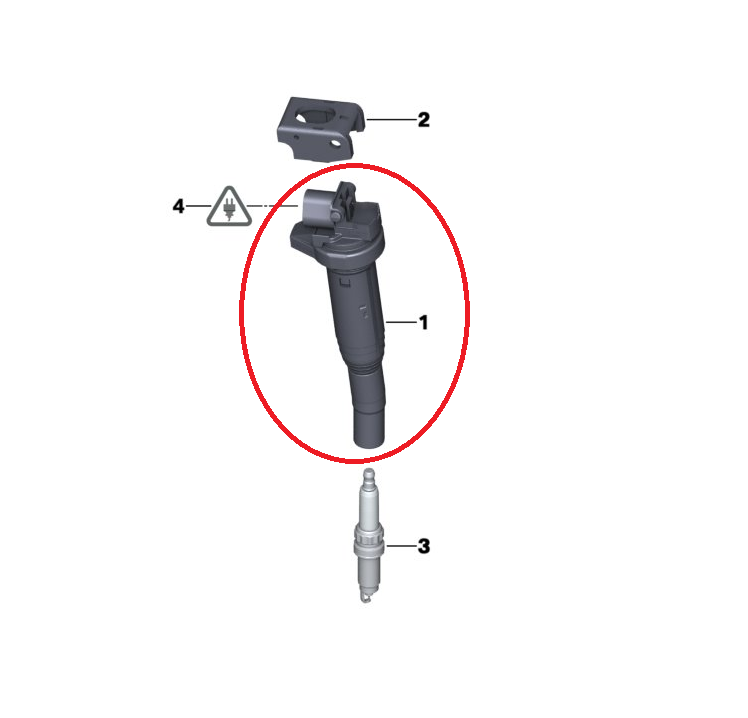 Küçük resim: BOBİN BOSCH - TEK FİYATI - E39 E46 E60 X3 X5 E53
