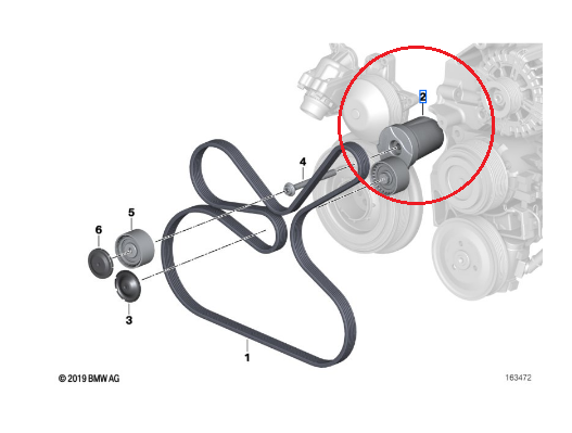 Küçük resim: MOTOR KAYIŞ GERGİ BİLYASI KÜTÜKLÜ N47 N57 - İNA - YAN SANAYİ - E87 E90 F10