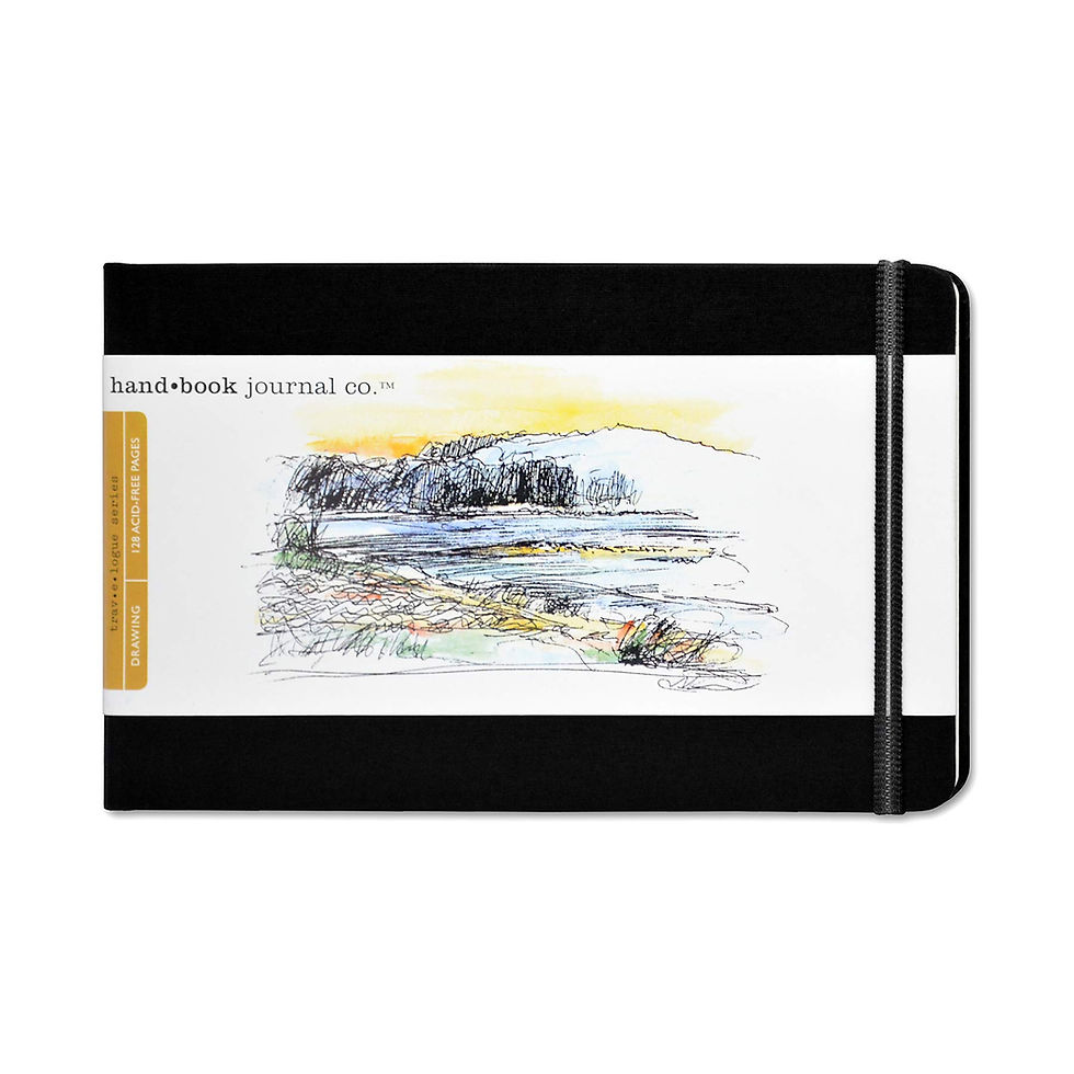 Thumbnail: Handbook Artist Journal - Large Landscape - Cadmium Green