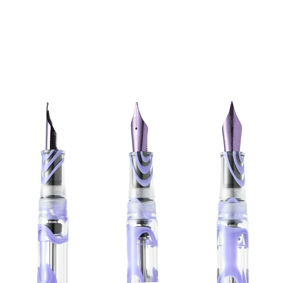 Thumbnail: Nahvalur Original Plus Lavender Tetra Fountain Pen
