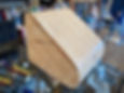 Thumbnail: Hand Crafted 10 Pen Angled Display Box of Curly Maple