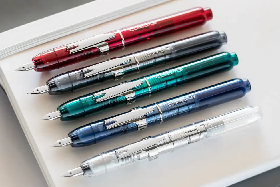 Platinum Curidas Retractable Nib Fountain Pens
