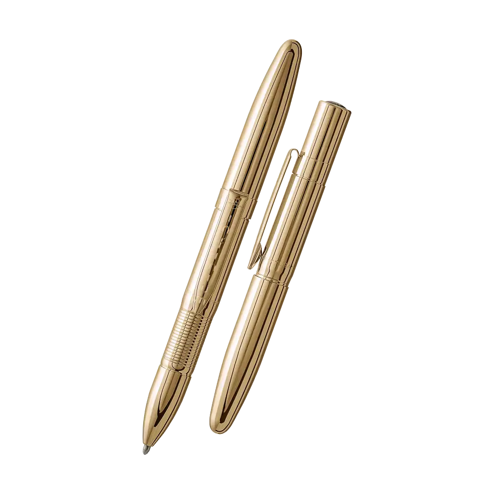 Fisher Solar Flare Gold Titanium Nitride Infinium Space Pen, Black Ink