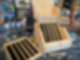 Thumbnail: Hand Crafted 10 Pen Angled Display Box of Curly Maple