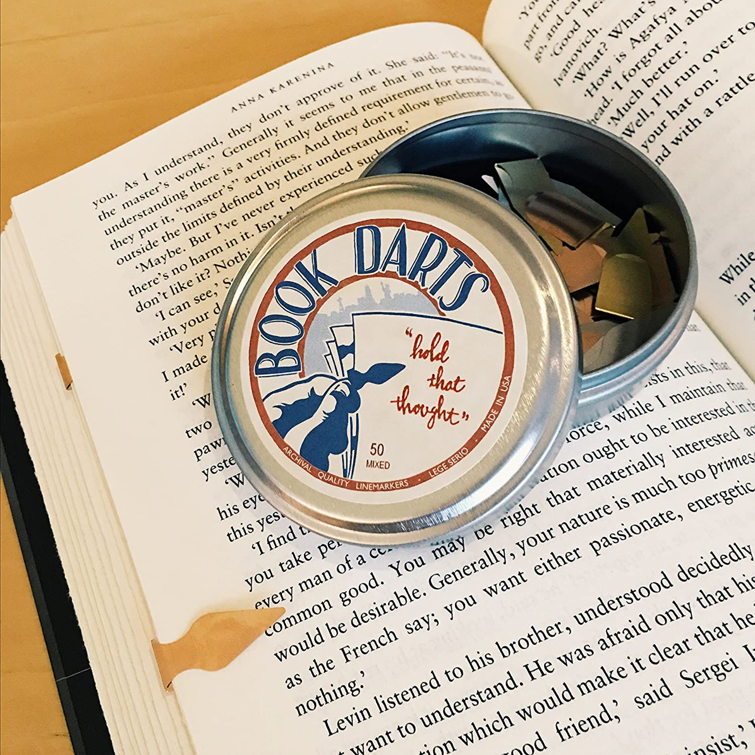 Book Darts (Mixed Metals)