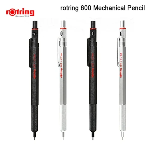 Rotring 600 Silver OR Black .5mm & .7mm Pencils | mysite-3