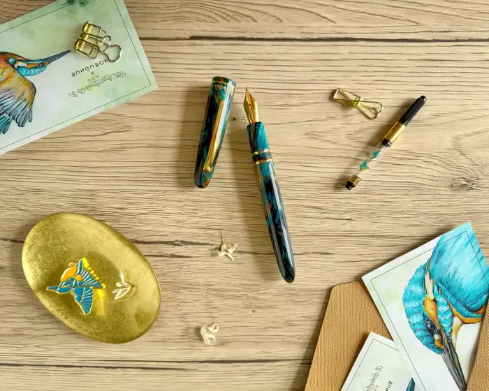 Thumbnail: Esterbrook x BUNGUBOX Estie Fountain Pen - Kingfisher (Limited Edition)