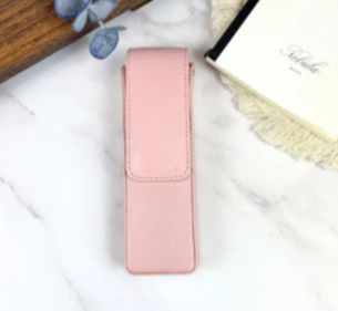 Thumbnail: Girologio Blush Petal Leather Pen Cases