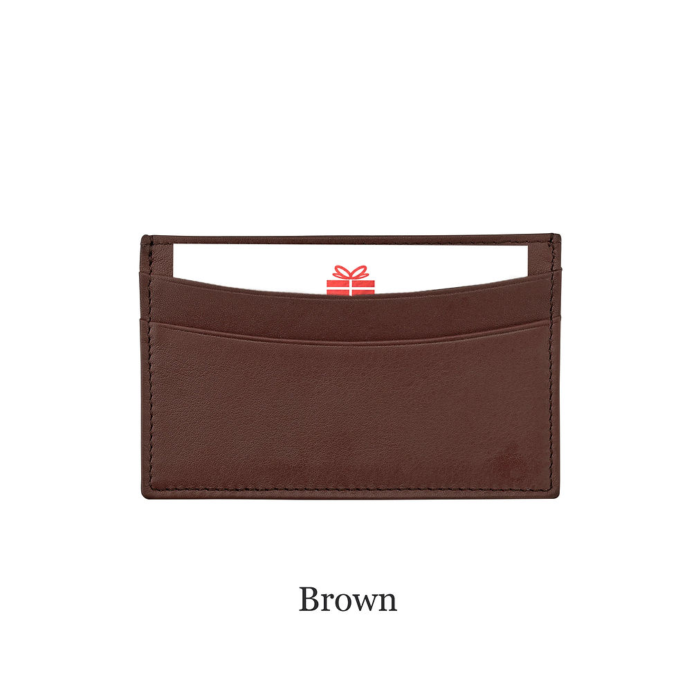 Thumbnail: Slim Design Goatskin Leather Card Cases