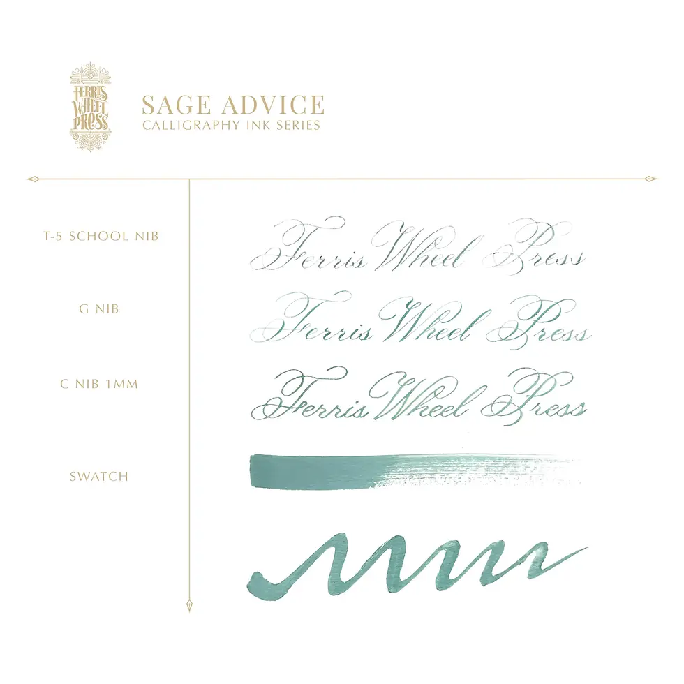 Thumbnail: Ferris Wheel Press Calligraphy Inks 28ml Bottles