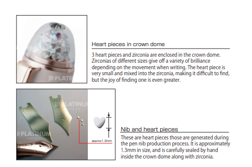 Thumbnail: Platinum Chai Latte "Shape Of The Heart" Limited Edition Fountain Pen