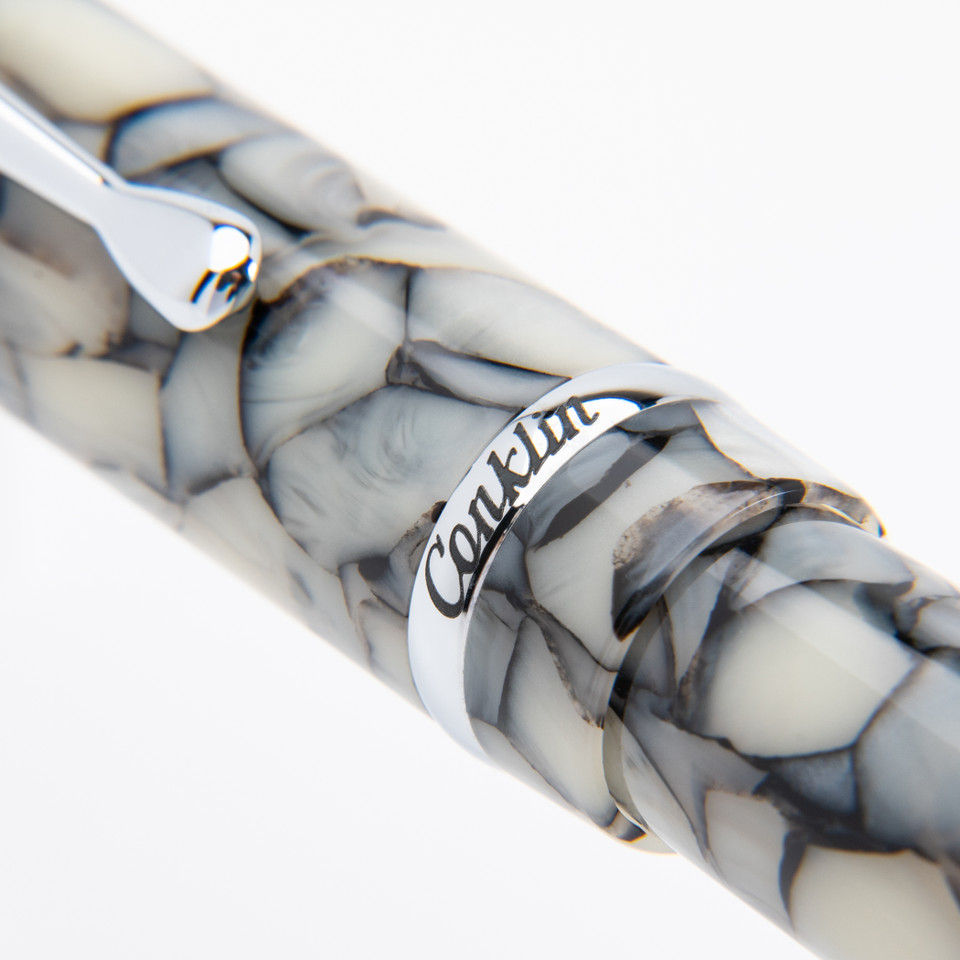 Thumbnail: Conklin Duragraph Fountain Pen Cracked Ice w/ JoWo Nib