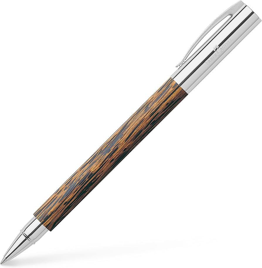 Thumbnail: Faber Castell Coconut Wood Fountain, Rollerball, Ballpoint Or Pencil