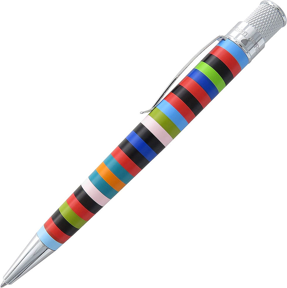 Retro 1951 Gene Davis Hot Beat Smithsonian Collection Rollerball