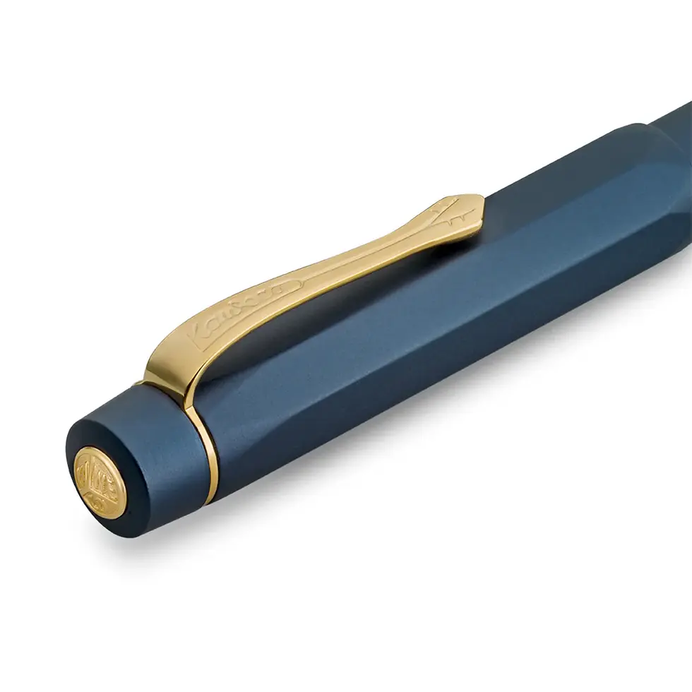 Thumbnail: Kaweco PISTON SPORT AL Solo Navy/Gold Fountain Pen