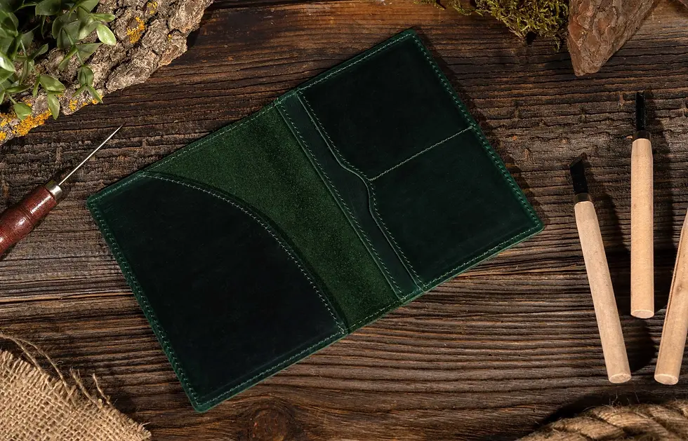 Thumbnail: Passport Cover, Genuine Leather Passport Holder Cases