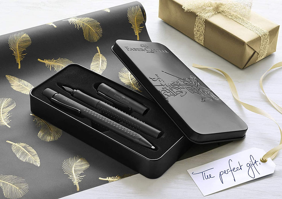 Thumbnail: Faber Castell Special Edition Fountain Pen & Ballpoint Set In Black