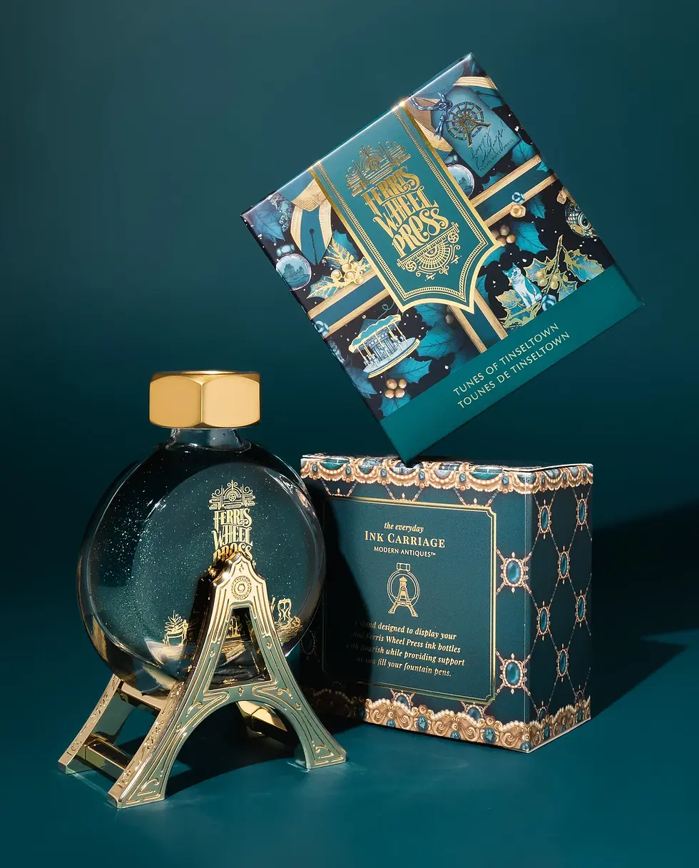 Thumbnail: Ferris Wheel Press 38ml Ink Carriage - Gold Polished Edition