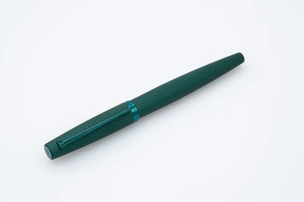 Thumbnail: Diplomat Viper Green Guilloche Fountain Or Rollerball