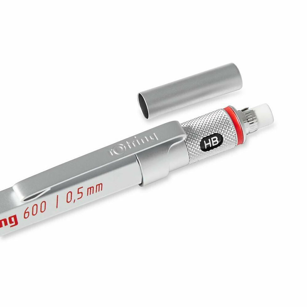 Thumbnail: Rotring 600 Silver OR Black .5mm & .7mm Pencils