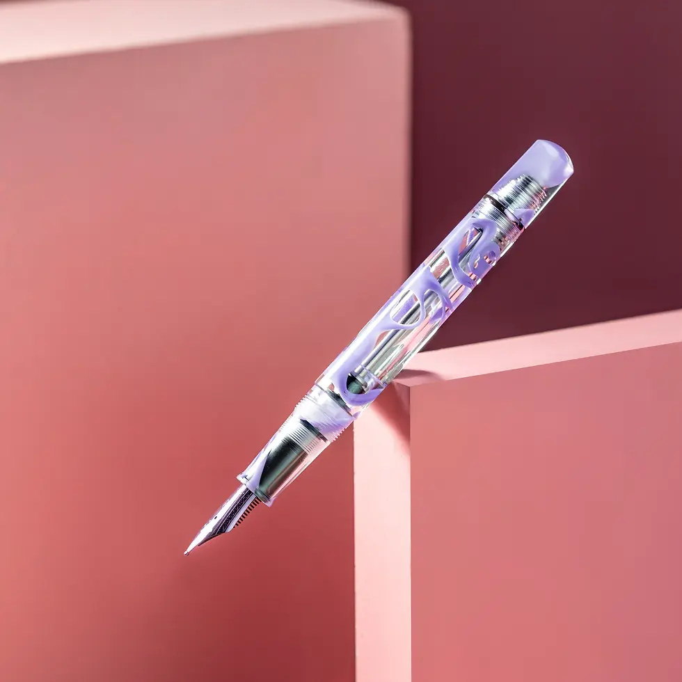 Thumbnail: Nahvalur Original Plus Lavender Tetra Fountain Pen