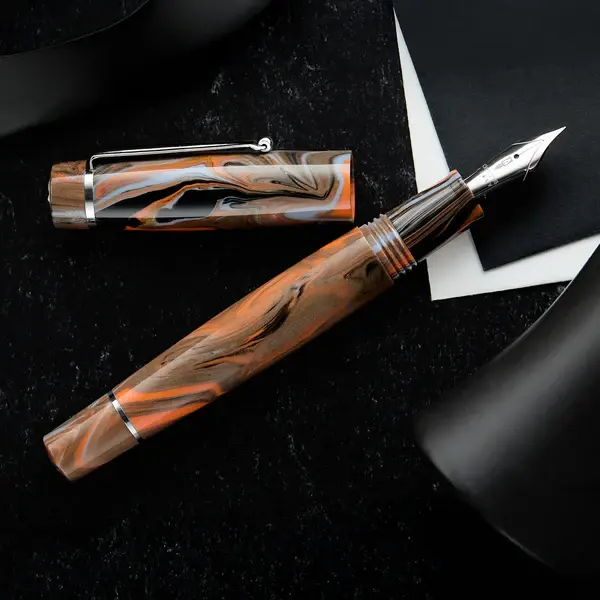 Thumbnail: Delta Signs of Time Fountain Pen - Cave Painting (Special Edition)