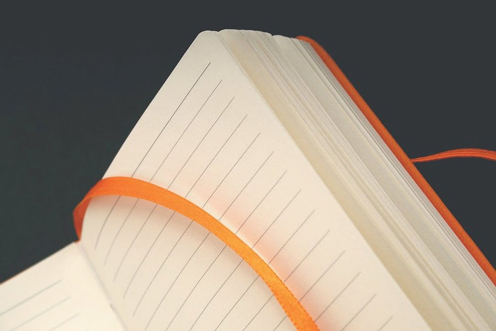 Thumbnail: Rhodia Desk Webnotebook A5 Orange Lined