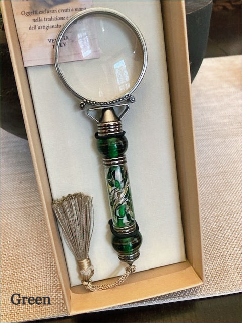 Thumbnail: Bortoletti Italian Glass Magnifier - Handmade in Venice