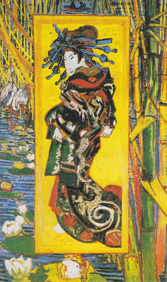 Thumbnail: Visconti Van Gogh Japonaiserie Oiran Fountain, Rollerball or Ballpoint