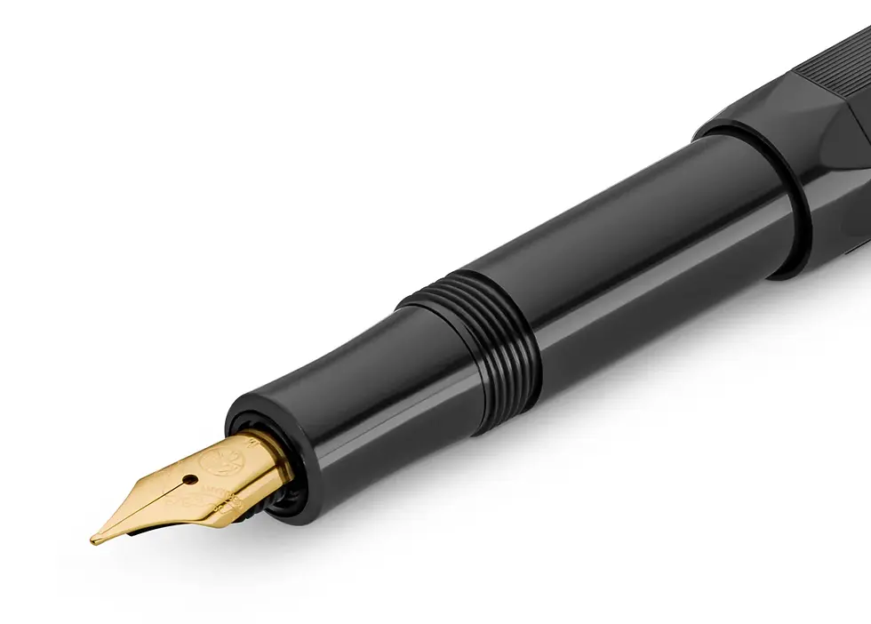 Thumbnail: KAWECO CLASSIC SPORT GUILLOCHE FOUNTAIN PEN BLACK