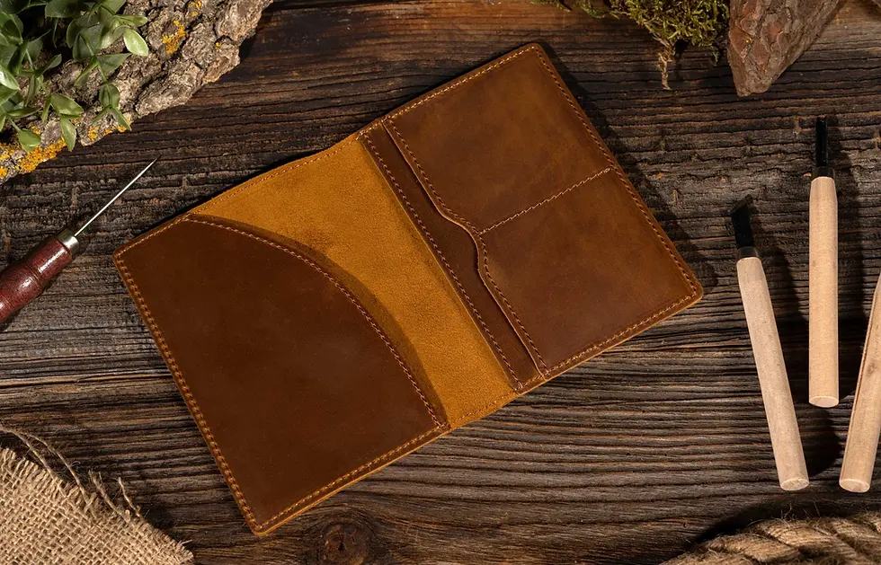 Thumbnail: Passport Cover, Genuine Leather Passport Holder Cases