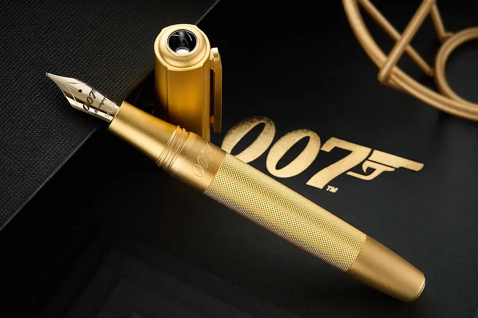 Montegrappa Goldfinger Special Issue Fountain Or Rollerball Fandom/James Bond