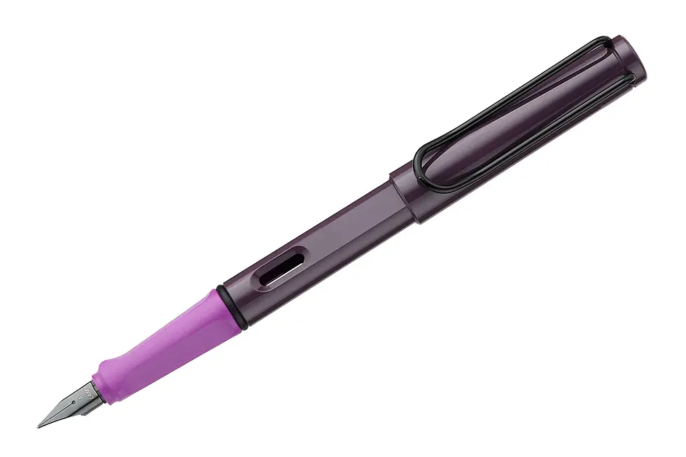 Thumbnail: Lamy Pink Cliff & Violet Black Berry Special Edition Safari Fountain Pens