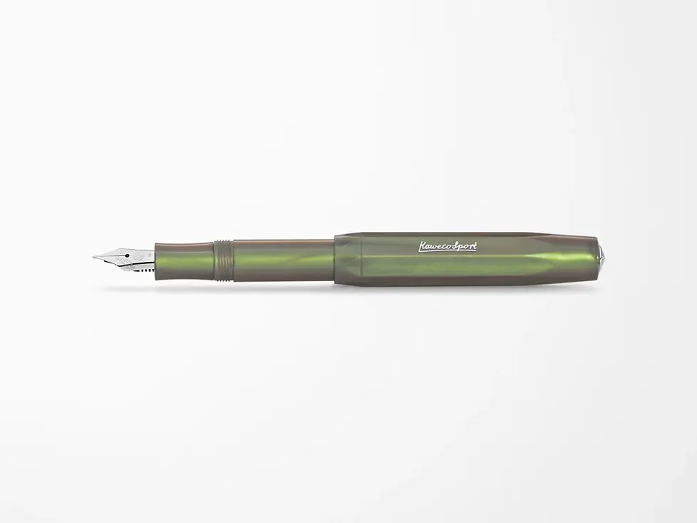 Thumbnail: Kaweco Lunar Sport Shadow Green Fountain, Rollerball & Mechanical Pencils