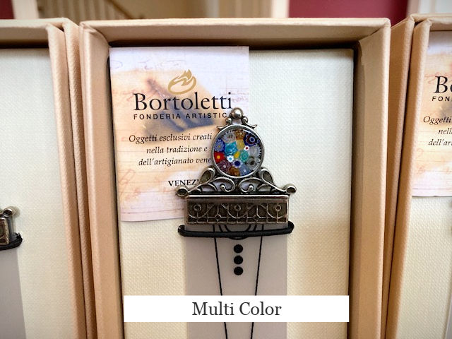 Thumbnail: Bortoletti Murrina Glass w/Bronze Bookmarks From Italy