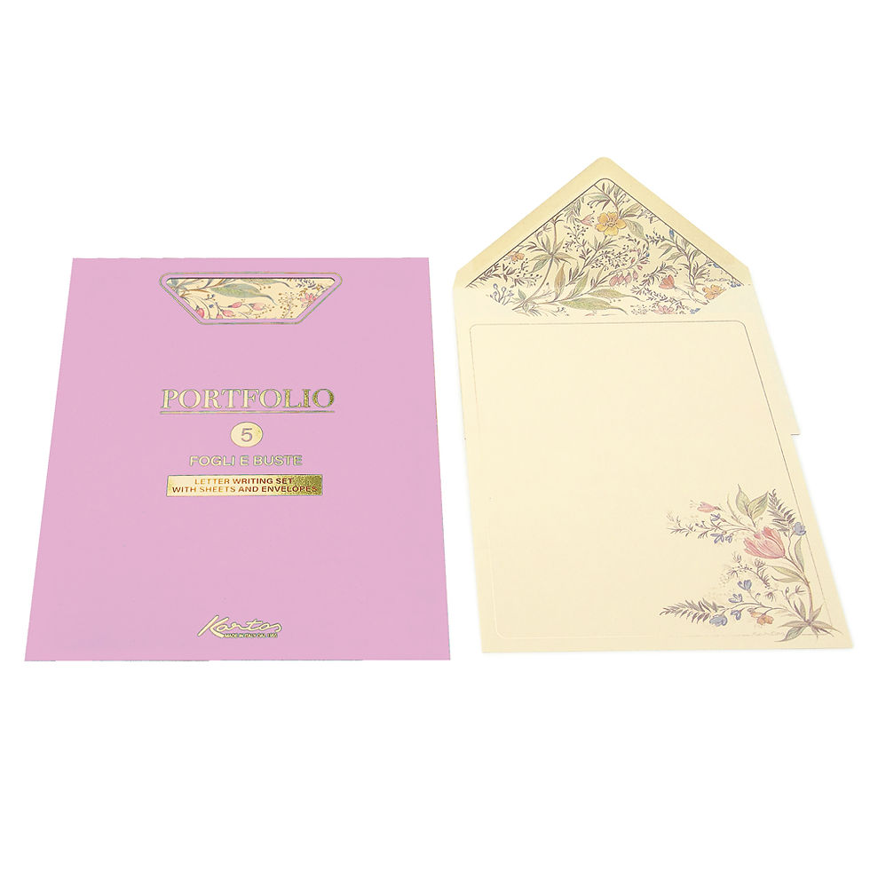 Primavera Signoria Italian Sheets & Envelopes Letter Writing Set w/Portfolio