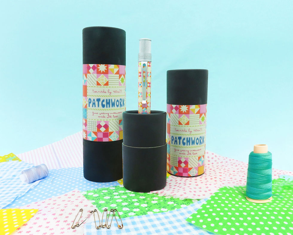 Thumbnail: Tornado™ Vintage Metalsmith - Patchwork Rollerball