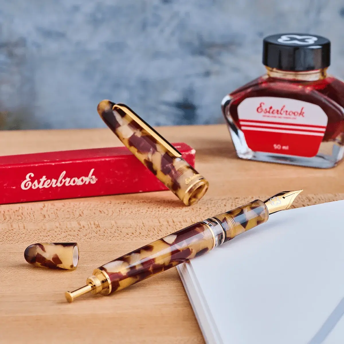Esterbrook Estie Tortoise Piston Fill Fountain Pen