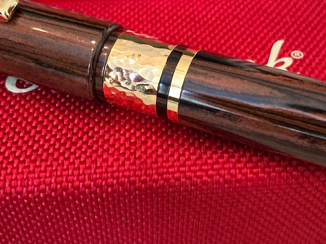 Thumbnail: Esterbrook Model J The Old-Fashioned Collection Fountain Pen Ebonite Brown/Red