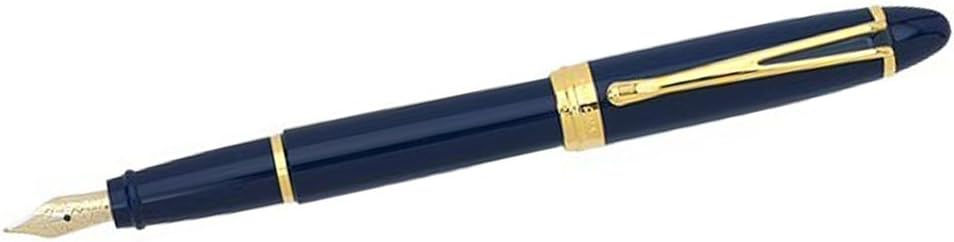 Thumbnail: Aurora Ipsilon Deluxe 14kt Blue w/Yellow Gold Trim Fountain Pen