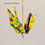 Thumbnail: Japanese Hand Folded Hanging Peace Cranes w/Crystal