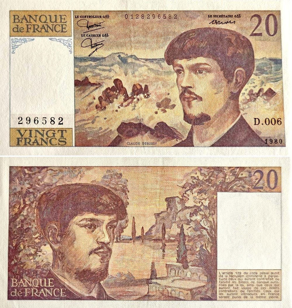 BILLET FRANCE 20 FRANCS 1980 SUPERBE+(SUP+) XF+