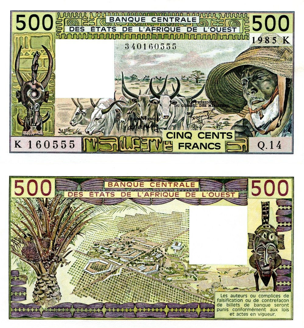 BILLET SENEGAL 500 FRANCS 1985 NEUF UNC