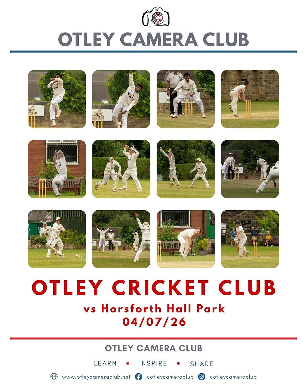 Otley Camera Club and Otley Cricket Club – A New Partnership Begins